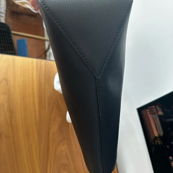 Michael Kors Laney Black Tote with Gold Accents - Picture 9 of 10